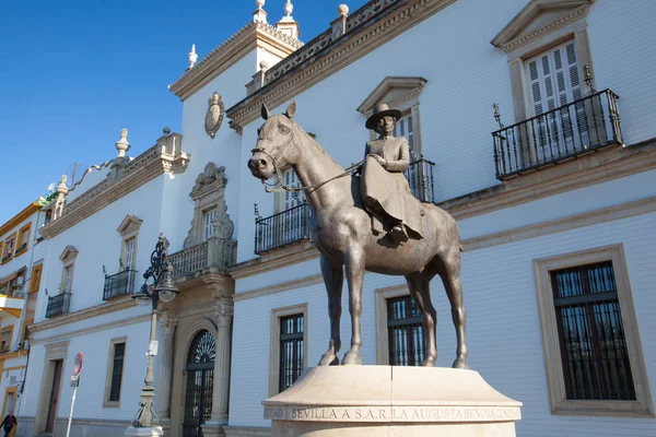 Býčí aréna, náměstí Toros v Seville, Španělsko — Stock fotografie