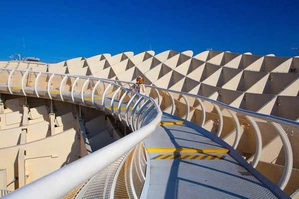 Sevilla España Noviembre 2016 Metropol Parasol Arquitectura Moderna Plaza Encarnación — Foto de Stock