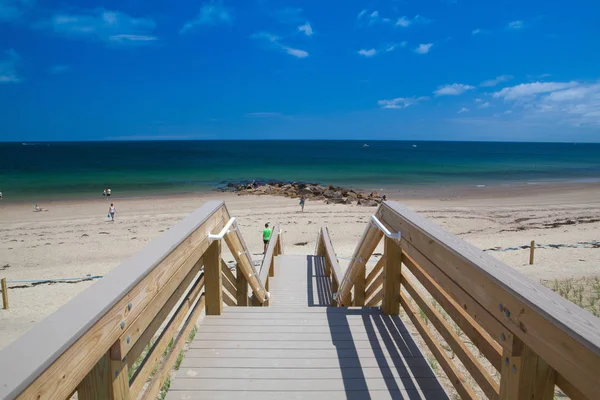 Berömda staden hals Beach Boardwalk i Sandwich, Massachusetts, Usa — Stockfoto