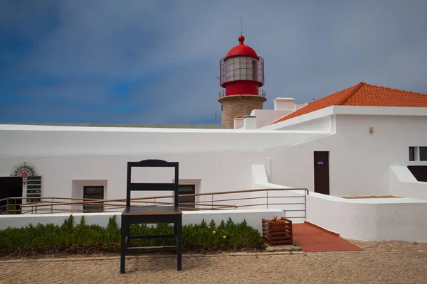Sintra Portugal July 2014 Lighthouse Cabo Sao Vicente Sagres Algarve — стоковое фото