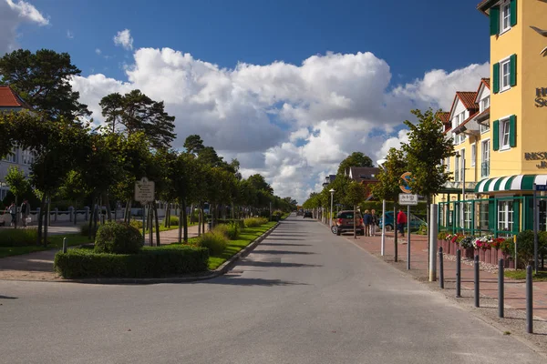 Wyspie Rugia Niemcy Września 2015 Rano Promenadzie Binz Wyspie Rugia — Zdjęcie stockowe