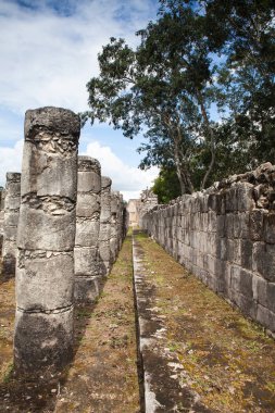 Chichen Itza, Meksika için görkemli Maya harabelerini.