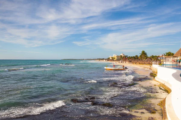 En el Paraíso del Juego en el Mar Caribe de México . —  Fotos de Stock