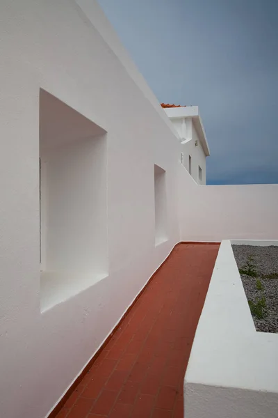 Fyrtorn Cabo de Sao Vicente, Sagres, Algarve, Portugal. — Stockfoto