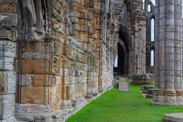 Ruïnes van de abdij van Whithby — Stockfoto