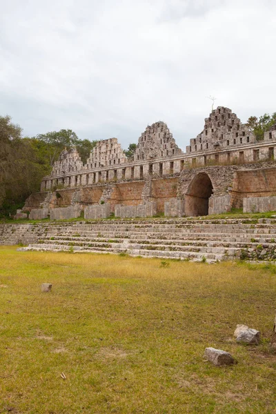 Majestátní ruiny Maya město v Uxmal, Mexiko. — Stock fotografie