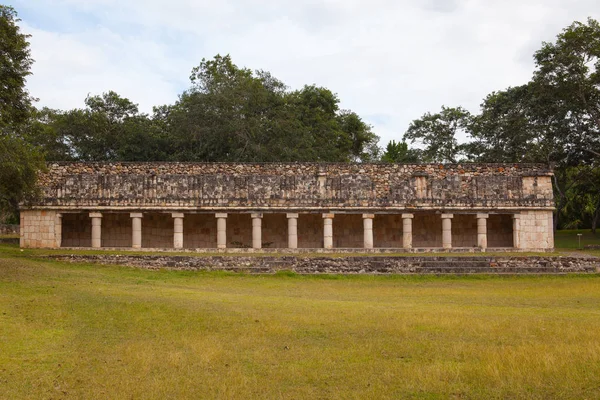 Fenséges romok Maja város Uxmal, Mexikó. — Stock Fotó