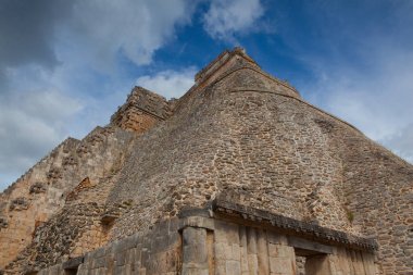 Görkemli Harabeleri Maya şehir Uxmal, Meksika. 