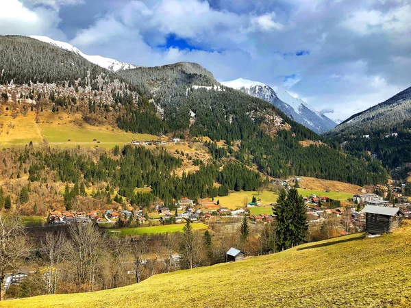 Bad Gastein tavasszal, Ausztria — Stock Fotó