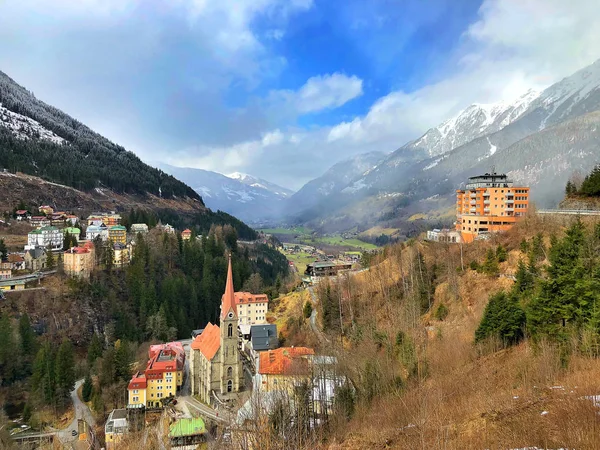 Bad Gastein i våren, Österrike — Stockfoto