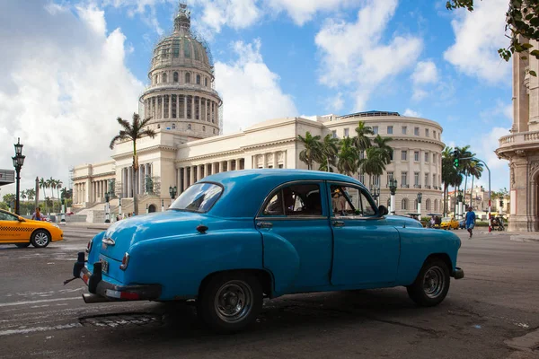 Havane Cuba Janvier 2017 Bâtiment Capitole National Havane Cuba Été — Photo