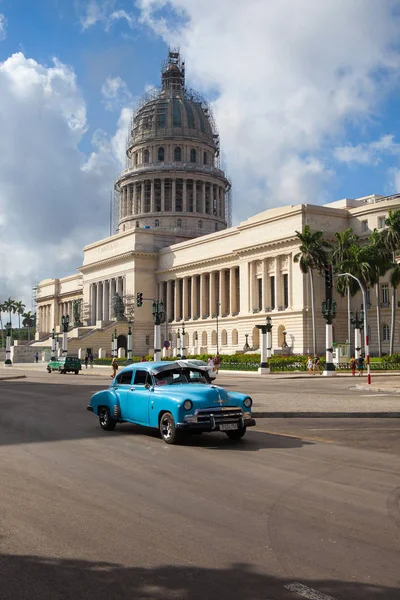 Havana Cuba Janeiro 2017 Edifício Capitólio Nacional Havana Cuba Foi — Fotografia de Stock