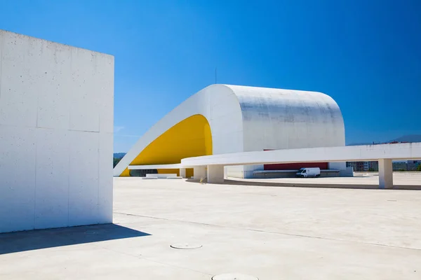 Aviles Spanya Temmuz 2017 Görünüm Niemeyer Aviles Içinde Bina Merkezi — Stok fotoğraf