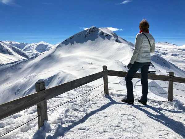 Bad Gastein Austria Abril 2018 Mirador Estación Esquí Montaña Bad — Foto de Stock