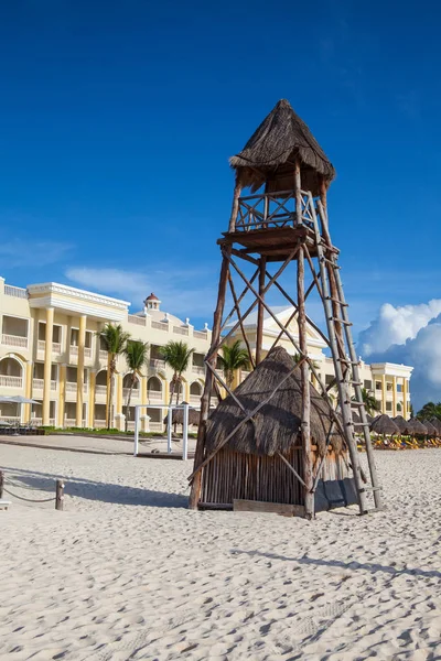 Playa Paraiso Mexiko Februar 2018 Auf Dem Spiel Paraiso Karibischen — Stockfoto