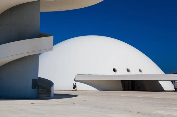Aviles España Julio 2017 Vista Del Edificio Del Centro Niemeyer — Foto de Stock