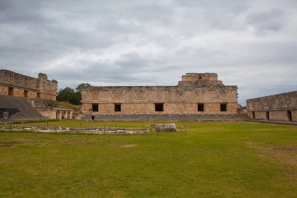 Ушмаль Мексика Січня 2018 Majestic Руїн Місті Uxmal Мексика Ушмаль — стокове фото