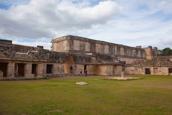 Uxmal México Enero 2018 Majestuosas Ruinas Uxmal México Uxmal Una — Foto de Stock