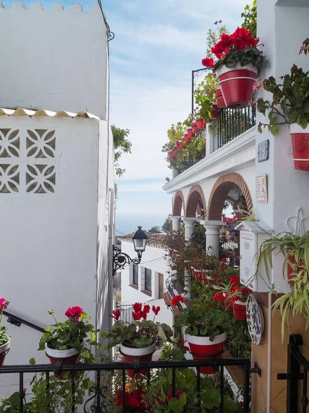 Mijas Spain February 2013 Typical White House Mijas Mijas Town — Stock Photo, Image