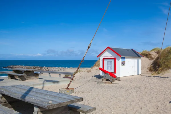 På stranden i Agger, Danmark. — Stockfoto