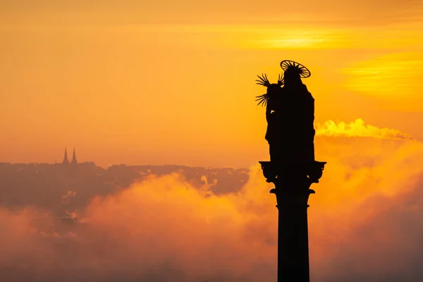 Alba Sopra Lesser Town Praga Repubblica Ceca Lesser Town Una — Foto Stock