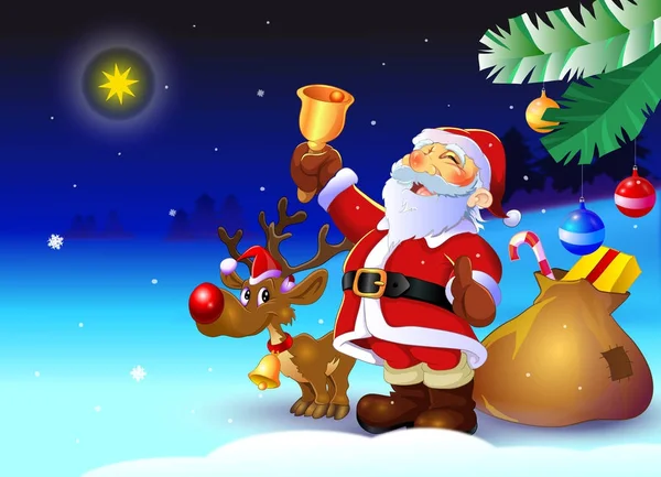 Feliz Santa Claus — Vector de stock