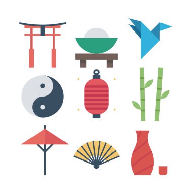 Asya Icon set kültür