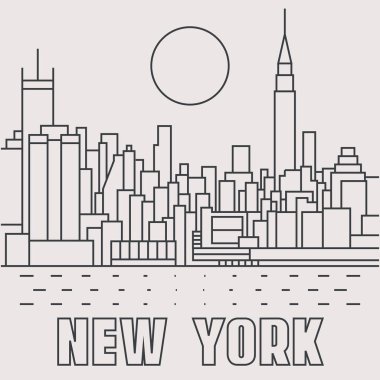 New york retro afiş