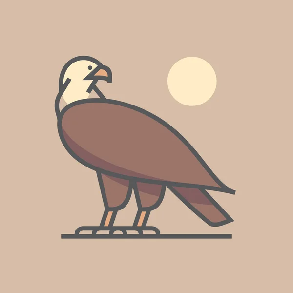 Weißkopfseeadler — Stockvektor