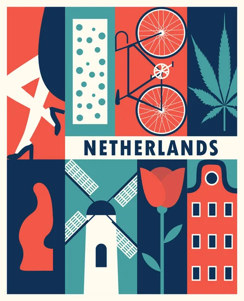 Hollanda retro afiş