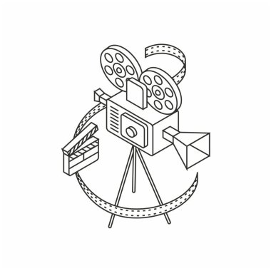 sinema kamera simgesi