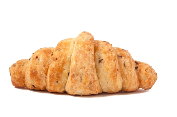 Grain Croissant isolerad på vit bakgrund — Stockfoto