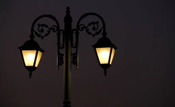 Luci nella notte — Foto Stock