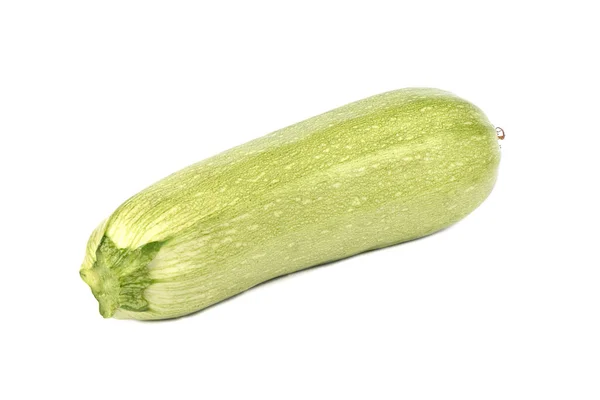 Green ripe marrow isolated on a white background. — Stock Photo, Image