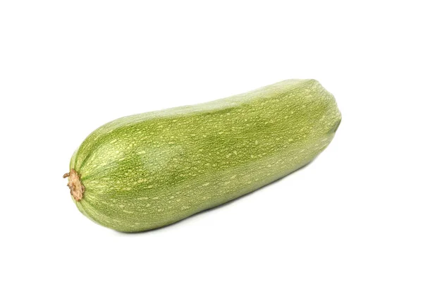 Green ripe marrow isolated on a white background. — Stock Photo, Image