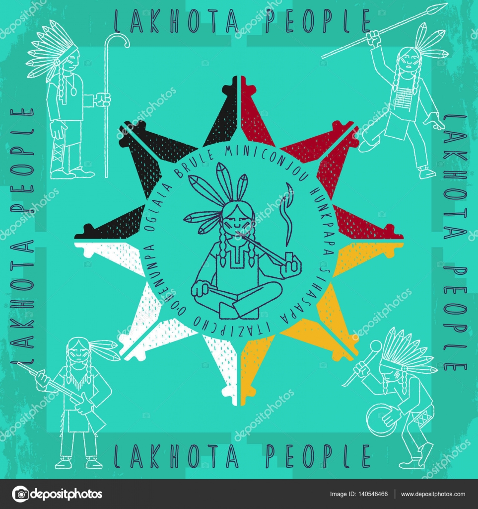 LakotaPrint02 Stock Vector Image by ©Vital_Art 140546466