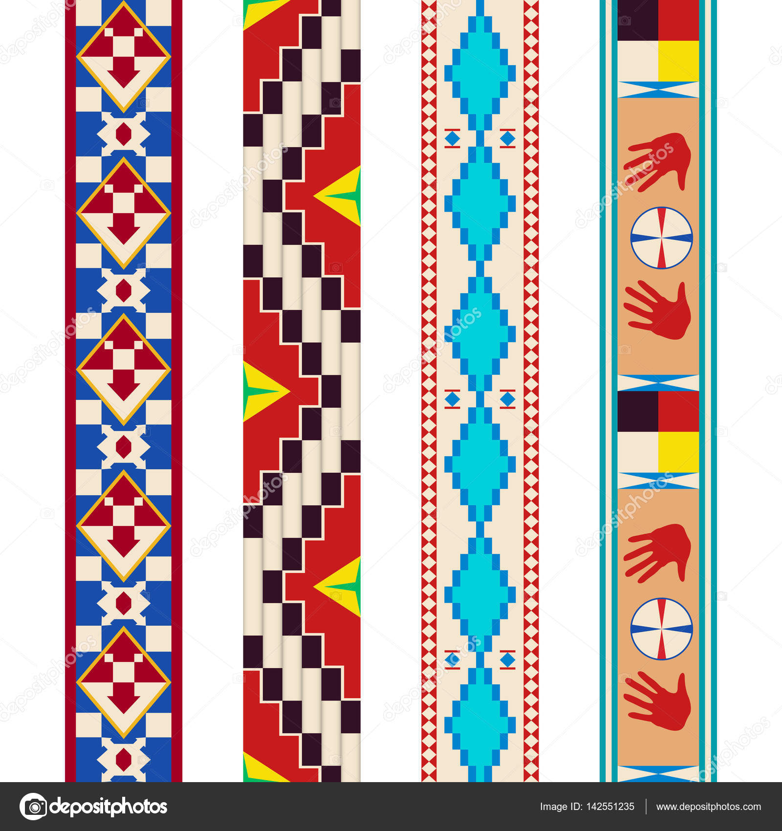 LakotaPeoplePrint — Stock Vector © Vital_Art 142551235