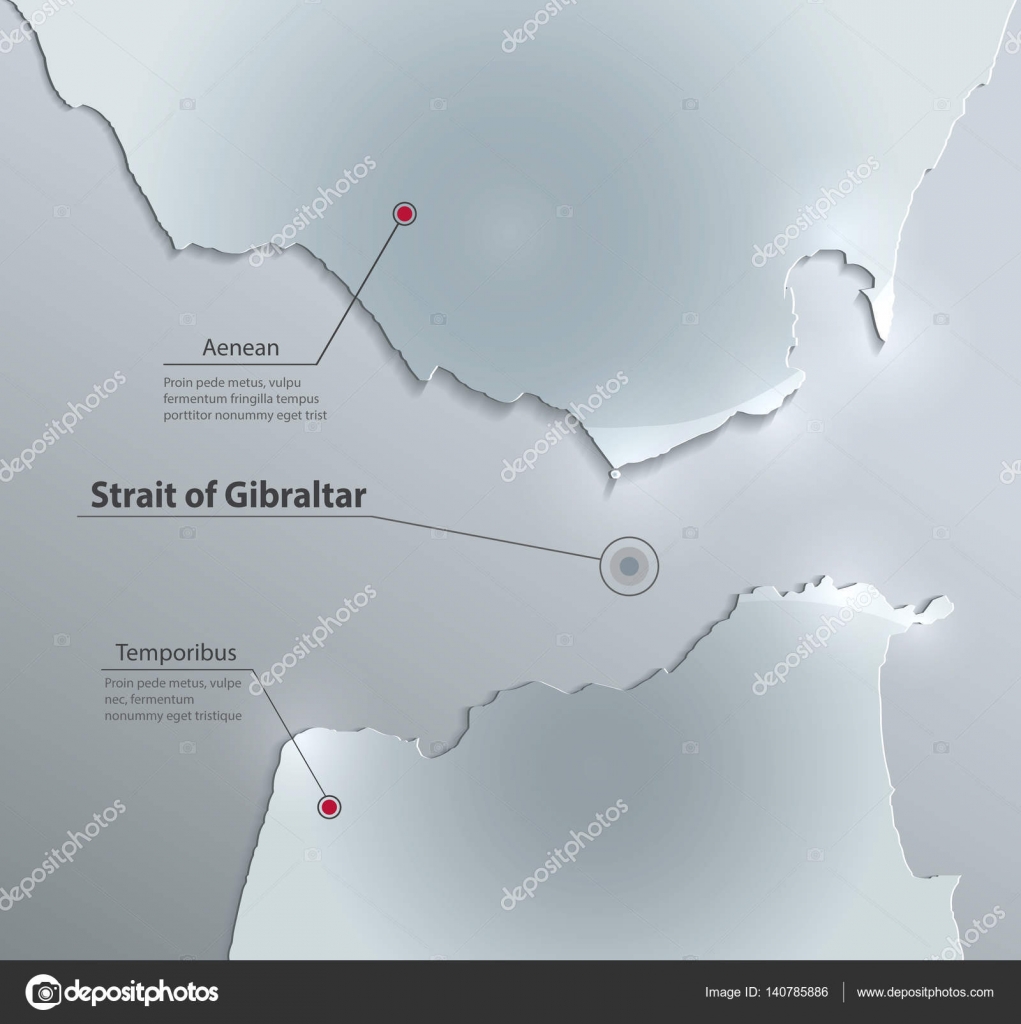 Strasse Von Gibraltar Karte Glas Karte Papier 3d Vektor Vektorgrafik Lizenzfreie Grafiken C Mondi H 140785886 Depositphotos