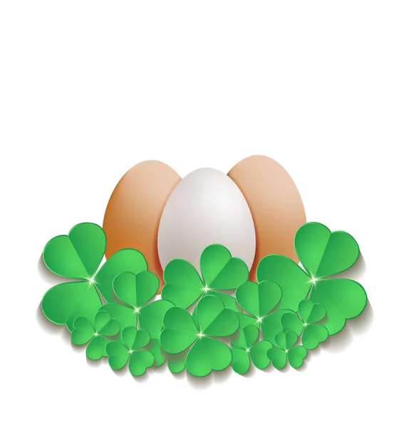 Easter Egg shamrock raster — Stock Photo, Image