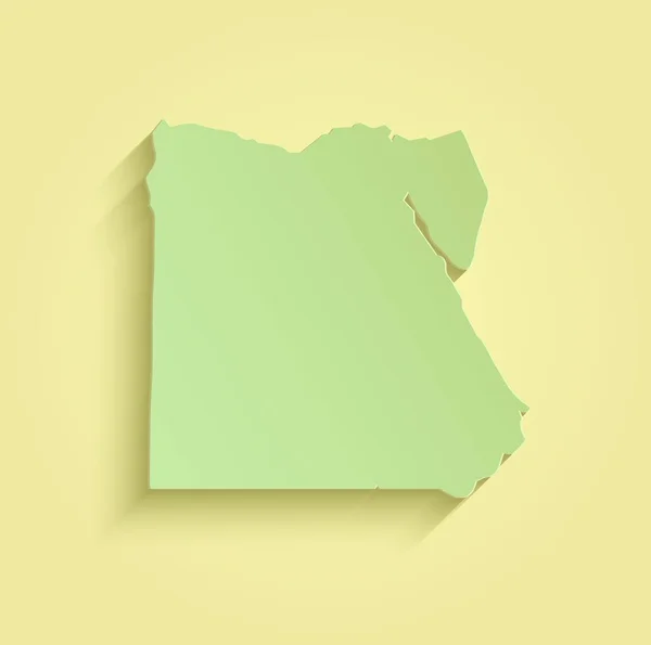 Egypt map yellow green raster — Stock Photo, Image