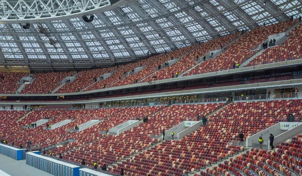 Novembre 2017 Moscou Russie Les Stands Stade Loujniki Moscou Tiendront — Photo