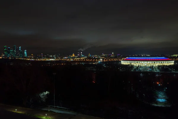 Νοεμβρίου 2017 Μόσχα Ρωσία Στάδιο Luzhniki Της Μόσχας Όπου Πραγματοποιηθούν — Φωτογραφία Αρχείου