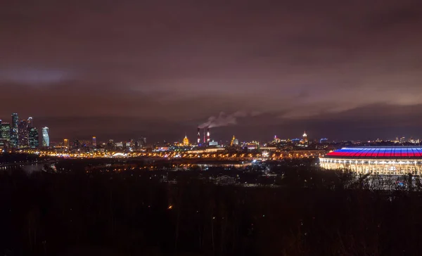 Νοεμβρίου 2017 Μόσχα Ρωσία Στάδιο Luzhniki Της Μόσχας Όπου Πραγματοποιηθούν — Φωτογραφία Αρχείου