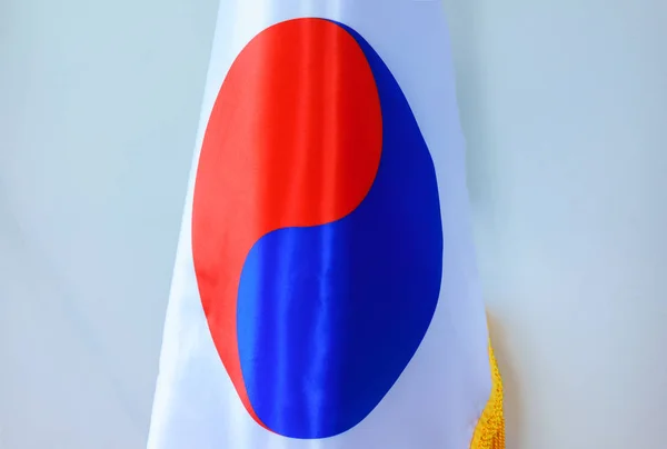 Státní Vlajka Korejské Republiky — Stock fotografie