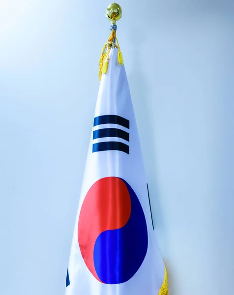 Nationale Vlag Van Republiek Korea — Stockfoto