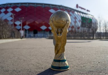 9 Nisan 2018 Dünya Kupası Dünya Kupası 2018 eşleştiği Spartak stadyumu zemin karşı Moskova, Rusya Trophy yapılacaktır..