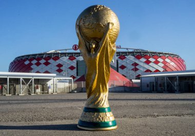 9 Nisan 2018 Dünya Kupası Dünya Kupası 2018 eşleştiği Spartak stadyumu zemin karşı Moskova, Rusya Trophy yapılacaktır..