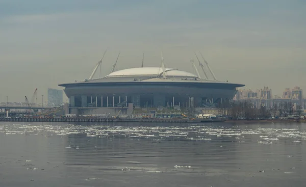 Aprile 2018 San Pietroburgo Russia Stadio San Pietroburgo Arena Dove — Foto Stock