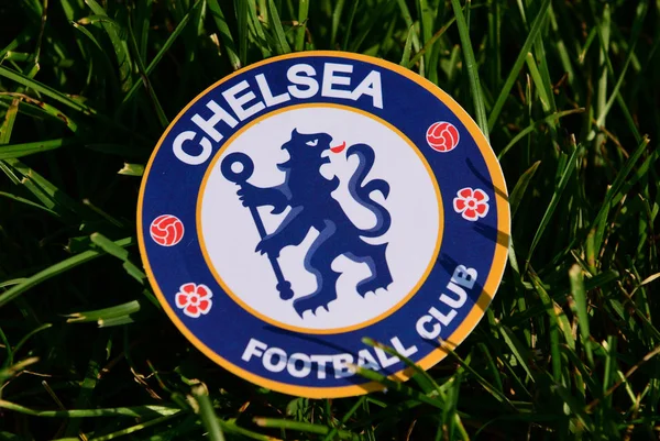 September 2019 Istanbul Turkey Emblem English Football Club Chelsea London — Stock Photo, Image