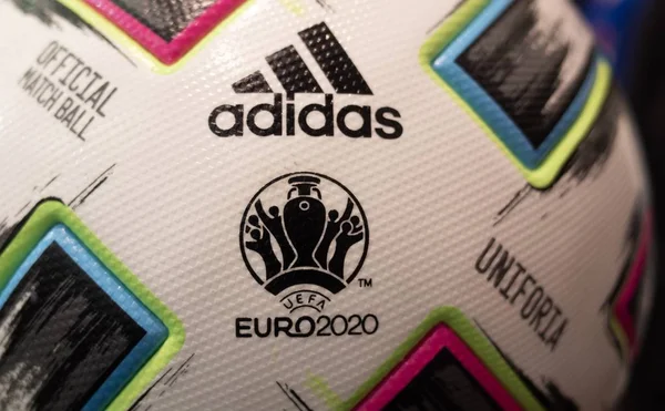 Ноября 2019 Лондон Великобритания Официальный Мяч Чемпионата Европы Футболу 2020 — стоковое фото